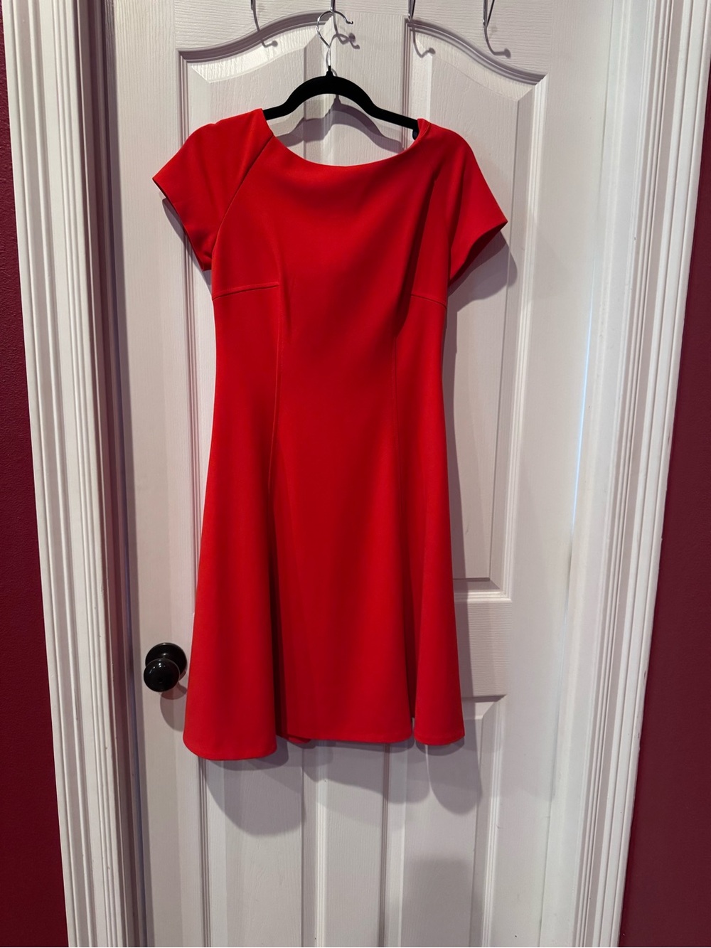 Tommy Hilfiger Red Fit-and-Flare Mini Dress